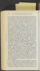 Detailed view of page from La littérature européenne et le Moyen Âge latin