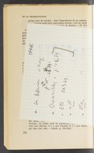 Detailed view of page from De la grammatologie