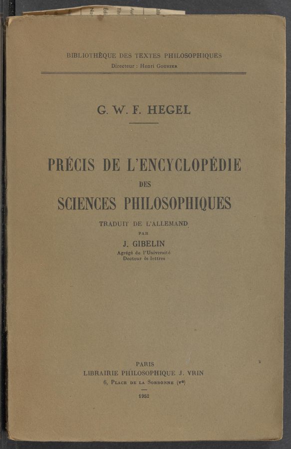 Page text (OCR generated): I» .~ P. V . > ‘ > . 1’ x- ,_ L .‘ , _’ :>  ‘. _ |
:rBiPPLPmHPPPP PPPPPXPPPPPPPPPPPH:
* - Direéteun : ’ Henri Gav-Hm .4 fit"
/ _
‘ , t .
-  TRADUITDE‘ L’ALLEMA
\
.Agfégé de' 7 lk’Univ‘ersi’KtJé '
' 130613611: jés I‘ettreSﬁ
; LIPPA'IRIEPHILOSOPHIQUVJVVVV
PLACE V‘EI’LV'SGRBOVNV "(ivV .