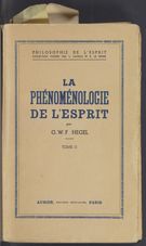 View bibliographic details for La Phénoménologie de l'esprit