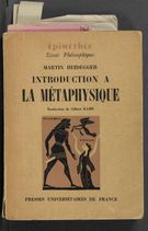 View bibliographic details for Introduction à la métaphysique (detail of this page not available)