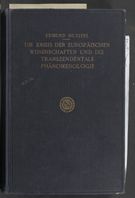 Detailed view of page from Die Krisis der europäischen Wissenschaften und die transzendentale Phänomenologie: Eine Einleitung in die phänomenologische Philosophie