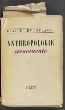 View bibliographic details for Anthropologie structurale