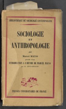 View bibliographic details for Sociologie et anthropologie