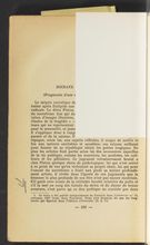Detailed view of page from La Naissance de la tragédie