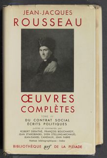 Thumbnail view of Oeuvres complètes de J.-J. Rousseau, vol. III