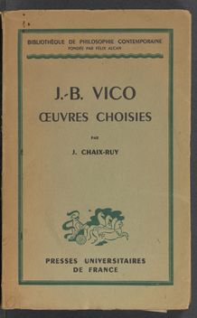 Thumbnail view of Oeuvres choisies de Vico